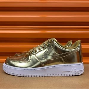 Nike Air Force 1 SP Metallic Gold Men’s Shoes